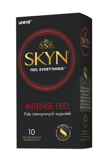 Skyn Intense Feel Prezerwatywy Nielateksowe 10 Szt. Unimil