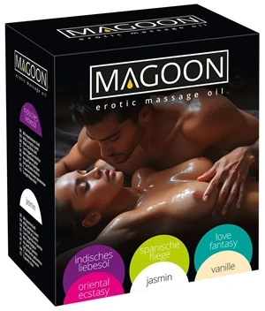 Magoon zestaw olejków do masażu 6 x 50 ml wanilia jaśmin orientalne aromaty