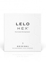 Lelo Hex Original - prezerwatywy lateksowe mega wytrzymałe i cienkie  (3 szt.)