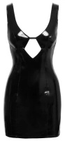 Black Level sukienka mini czarna z głębokim dekoltem, S