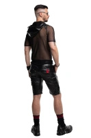 T-shirt Siateczkowy Z Kapturem Wetlook Tito Czarny Regnes