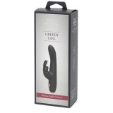 Fifty Shades of Grey Greedy Girl Slimline Rabbit wibrator króliczek ładowany USB, czarny