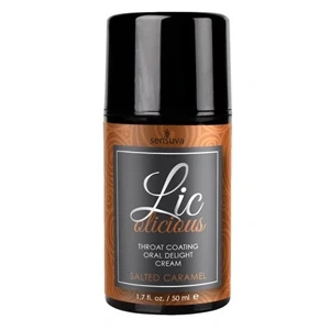 Sensuva Lic-o-licious krem smakowy do seksu oralnego, słony karmel, 50 ml