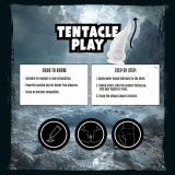 Mythical Mates Tentacle Play Jelly – dildo z przyssawką 22 cm, przezroczyste