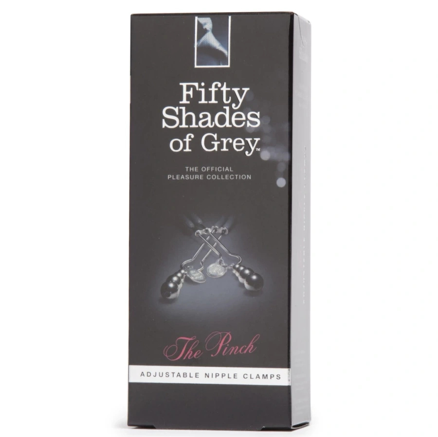 Fifty Shades of Grey The Pinch – zaciski regulowane z metalowym wykończeniem 8,3 cm