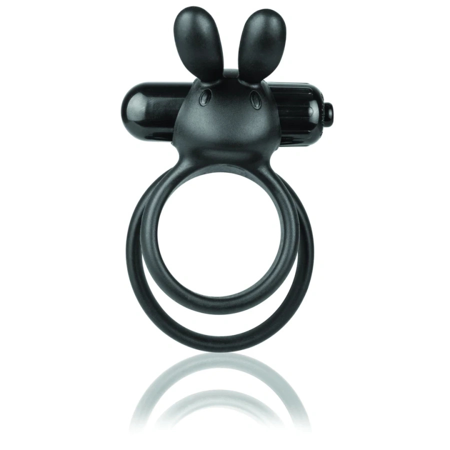 The Screaming O Ohare XL Black – silikonowy pierścień z 4 trybami pracy
