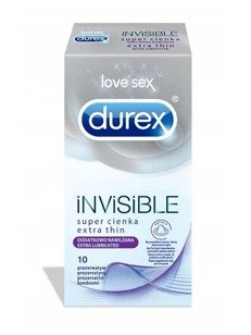 Invisible - cienkie, dodatkowo nawilżane (10 szt.)