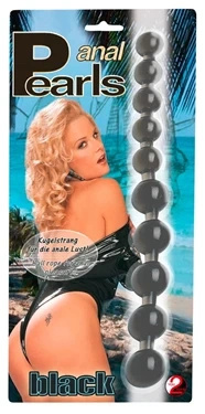 You2Toys kulki analne elastyczne 10 szt. czarne 27,5 cm