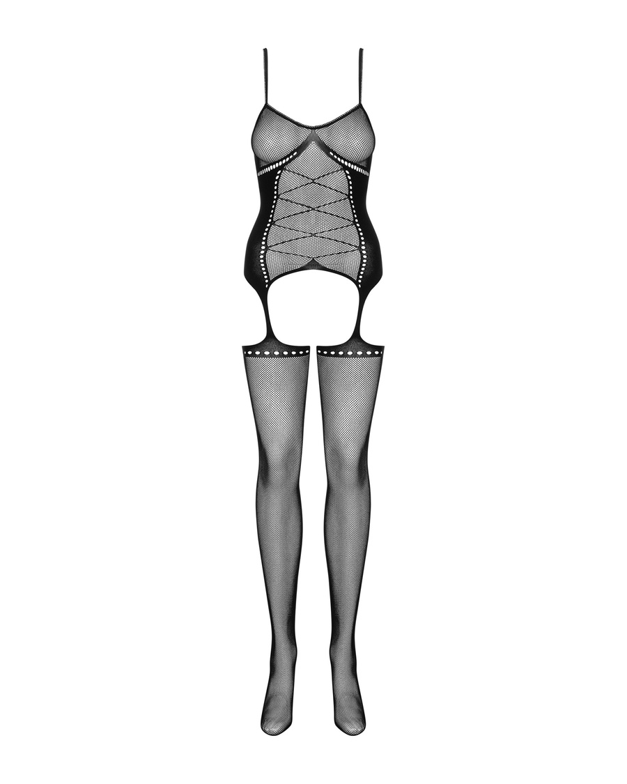 Bodystocking G314 Czarny S/M/L Obsessive