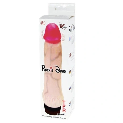 Baile Rockin Dong II – wibrator realistyczny, TPR, 21,5 cm