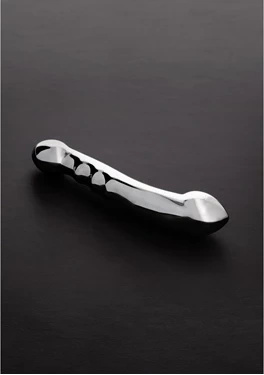 Steel Elegance Eleven stalowe dildo dwustronne 17,5 cm