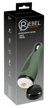 Rebel Intimate System masturbator z funkcją ssania i 6 trybami wibracji 25,8 cm