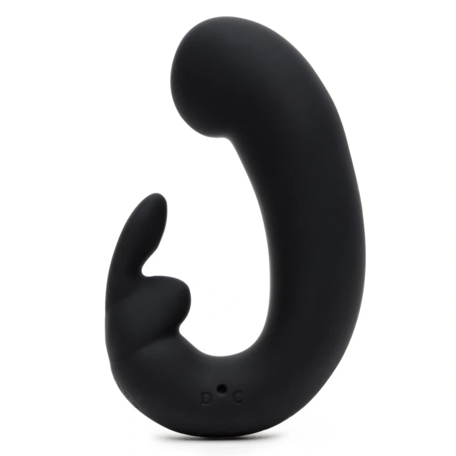 Fifty Shades of Grey Sensation G-Spot Rabbit – wibrator króliczek silikonowy, USB, czarny