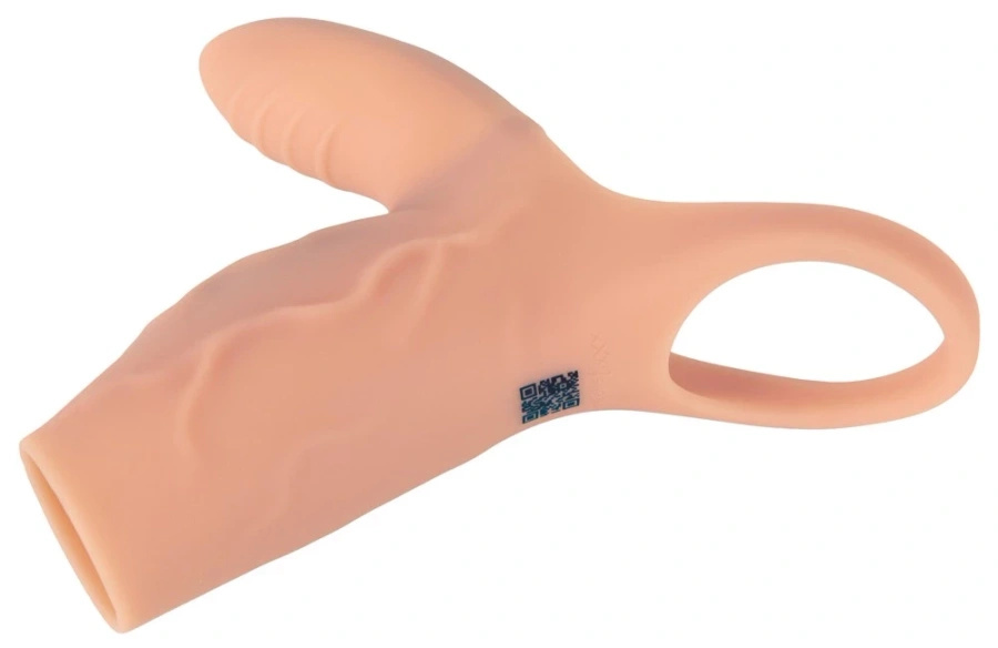 Realistixxx Real Sleeve Clit S – silikonowa nakładka wibrująca z pierścieniem