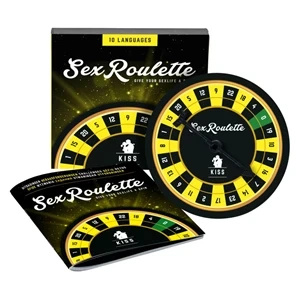 Tease and Please Sex Roulette Kiss gra dla par, 24 wyzwania, 12 x 12 cm