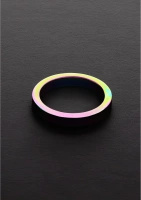 Steel Flat Ring Rainbow 8 x 50 mm, anodyzowana stal nierdzewna