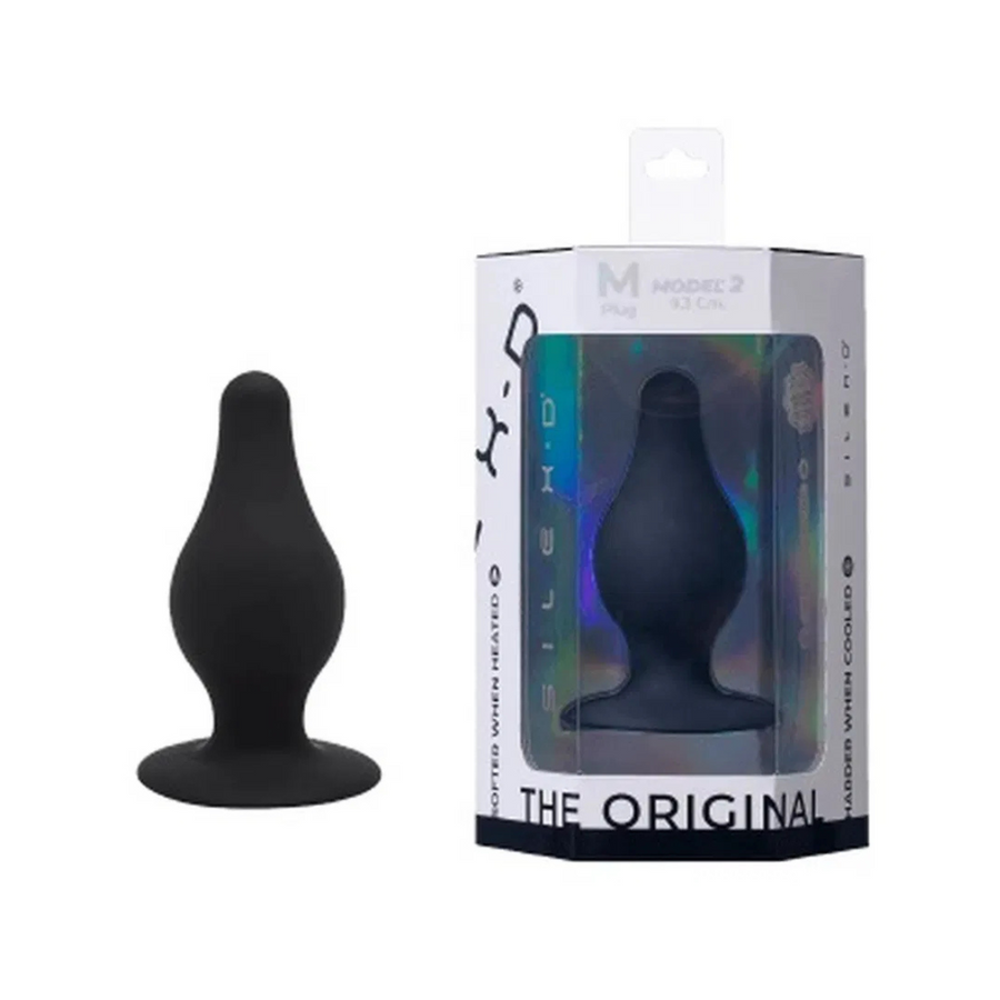 Korek Analny Plug Model 2 Black Silexd