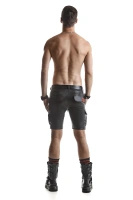 Szorty Cargo Wetlook Lorenzo Czarne Regnes