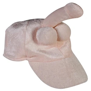 Orion Brand czapka z daszkiem pluszowa z anatomicznym motywem, beżowa