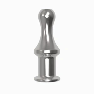 Diogol Jaz Open korek analny aluminiowy z otworem 120 mm