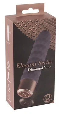 You2Toys Elegant Series wibrator prążkowany fioletowy 15 cm