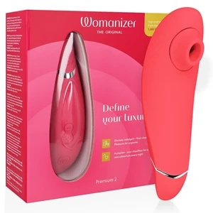 Womanizer Premium 2 malinowy – zaawansowany stymulator z technologią Smart Silence