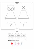 838-Bab-3 Babydoll Ze Stringami Obsessive