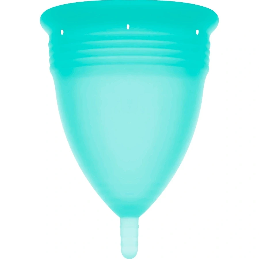 Stercup kubeczek menstruacyjny S, akwamaryna, silikonowy, 15 ml