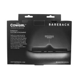 The Cowgirl Bareback – czarna nakładka silikonowa do siedziska