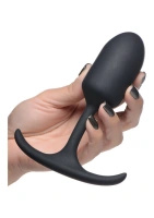 XR Brands Heavy Hitter Comfort Plug średni, korek analny silikonowy z obciążnikiem