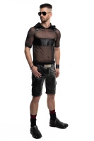 T-shirt Z Kapturem Z Siateczki Ze Wstawkami Wetlook Ivo Czarny Regnes