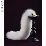 Odczepiany Metalowy Korek Z Lisim Ogonem Upko Fox Fur Tail Small Butt Plug UPKO