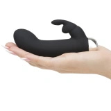 Fifty Shades of Grey Greedy Girl Mini Rabbit – wibrator króliczek USB, czarny, wodoodporny