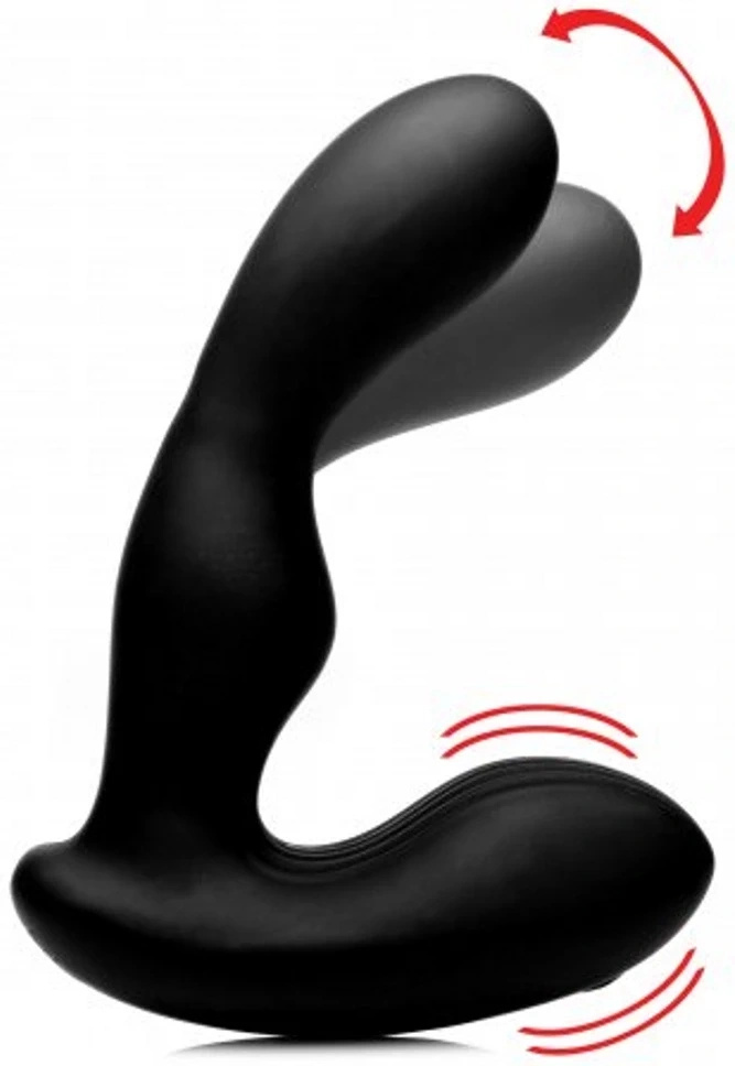 XR Brands 7x P-Stroke masażer prostaty z pilotem, 7 trybów, silikon