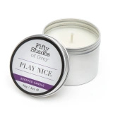 Fifty Shades of Grey Play Nice świeca do masażu waniliowa 90 g