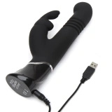 Fifty Shades of Grey Greedy Girl Rabbit G-Spot pulsacyjny wibrator, czarny