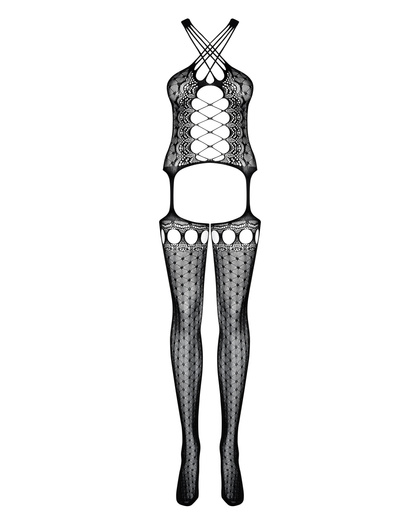 G313 Bodystocking Czarne S/M/L Obsessive
