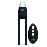 Fifty Shades of Grey Relentless Vibrations – wibrator dla par z pilotem, USB, czarny