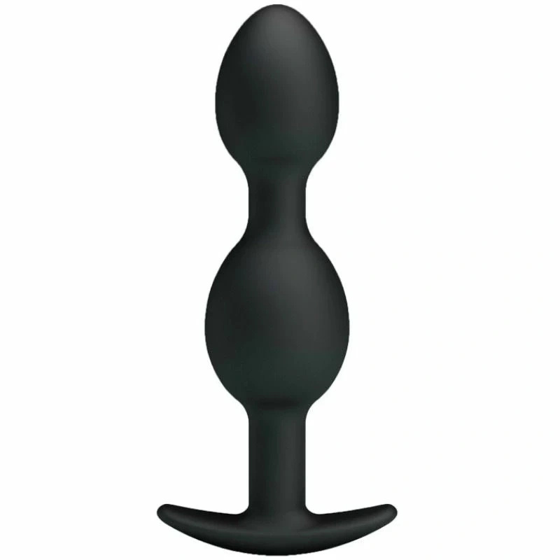 Pretty Love kulki analne silikonowe 12,5 cm, czarne