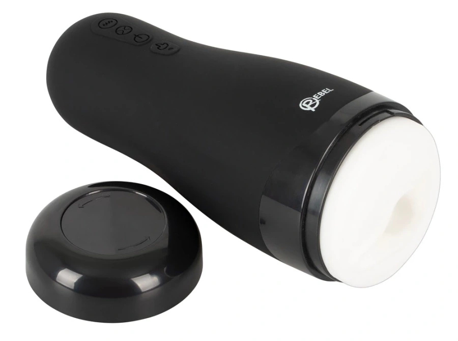 Rebel Model 3w1 – masturbator z podgrzewaniem i wibracjami, 26 cm