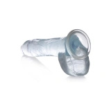 Curve Toys Crystal dildo z przyssawką 25,5 cm, przezroczyste