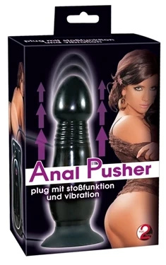 You2Toys Pusher – korek analny z funkcją pulsacji i wibracji, 16 cm