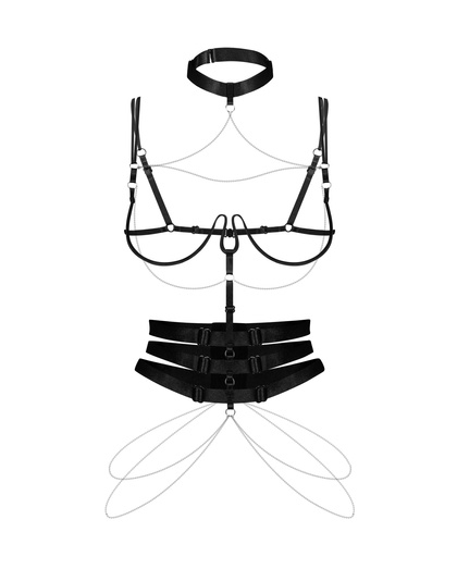 Uprząż Premisis Black S/M/L Premium Obsessive