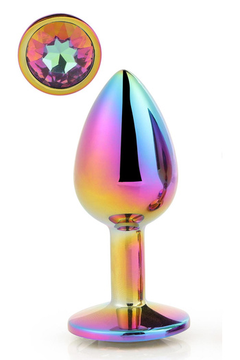 Korek Analny Gleaming Love Multicolour Plug Dreamtoys