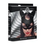 XR Brands Leather Cat Mask maska kota ze skóry naturalnej, regulowana
