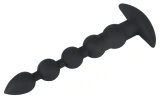 Black Velvets model 60383 – silikonowy korek analny z wibracją, czarny