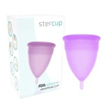 Stercup kubeczek menstruacyjny L, liliowy, silikonowy, 24 ml