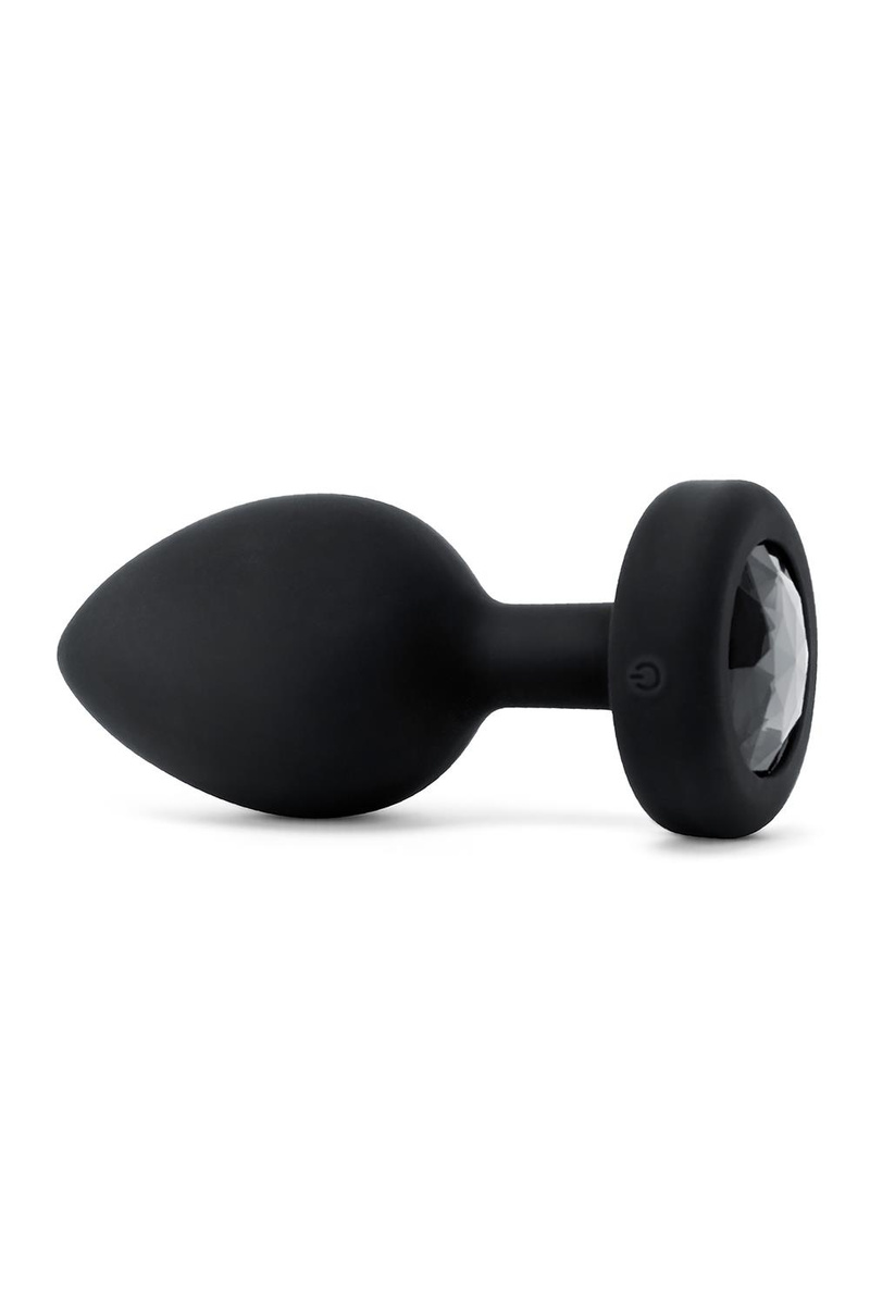Korek analny Vibrating Jewel Plug Black b-Vibe
