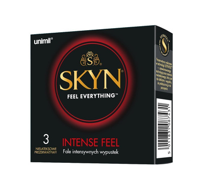 Skyn Intense Feel Prezerwatywy Nielateksowe 3 Szt. Unimil
