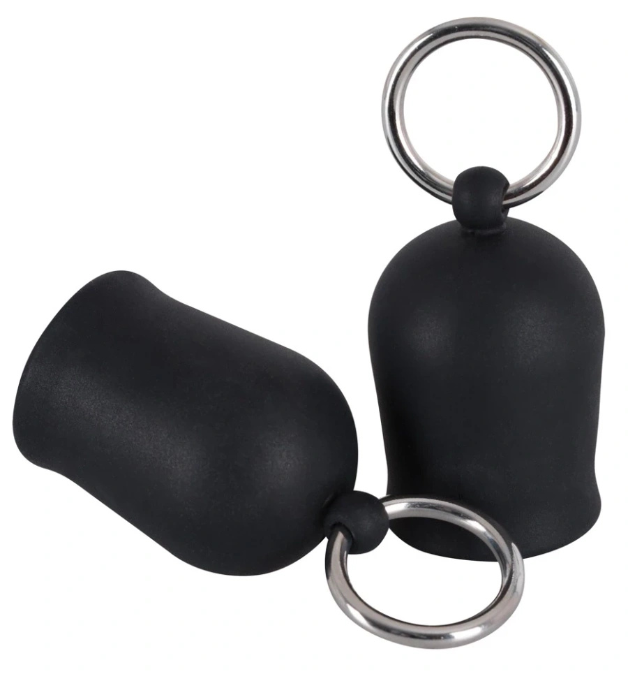 Black Velvets zestaw 2 przyssawek na sutki, czarne